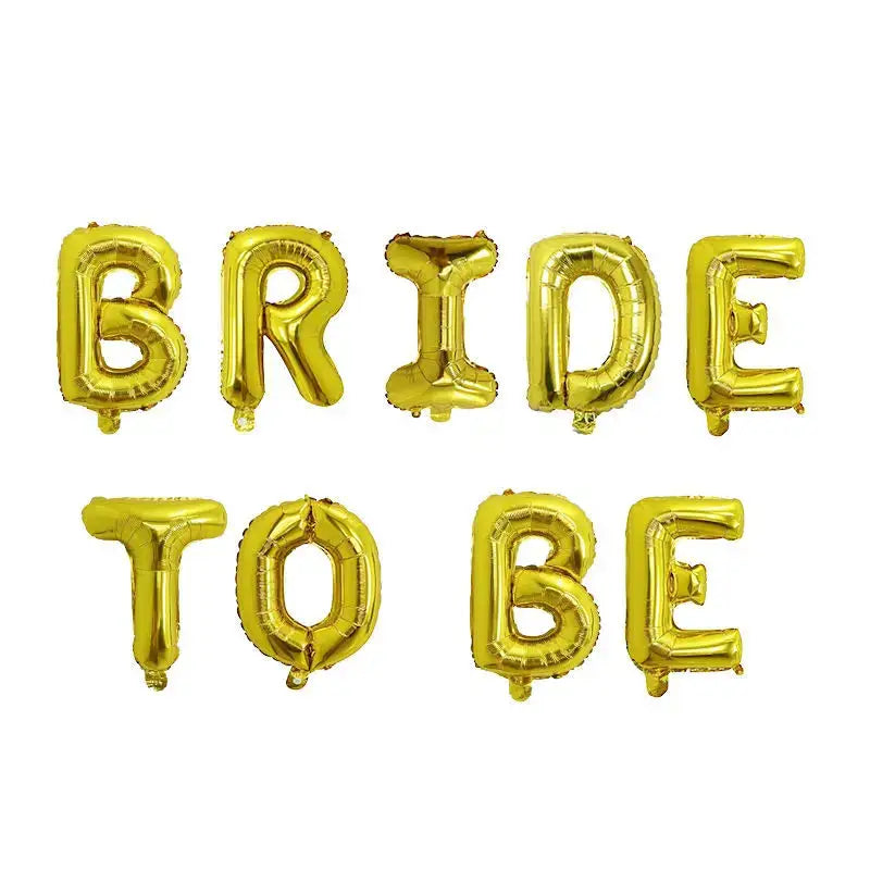 Rose Gold Bride To Be Letter Foil Balloon Wedding Bridal