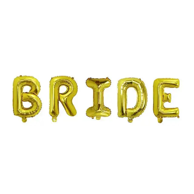 Rose Gold Bride To Be Letter Foil Balloon Wedding Bridal