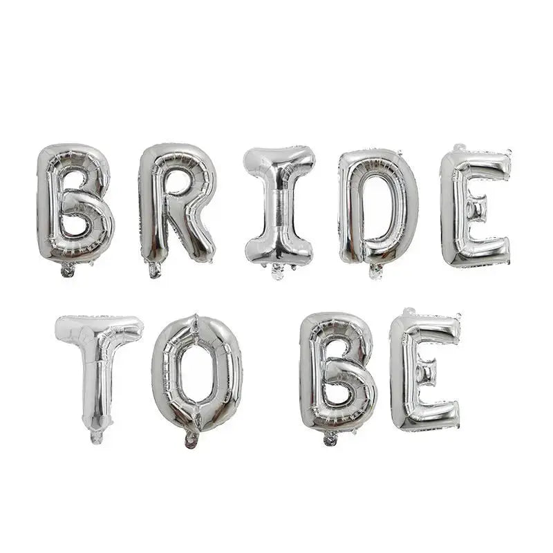 Rose Gold Bride To Be Letter Foil Balloon Wedding Bridal