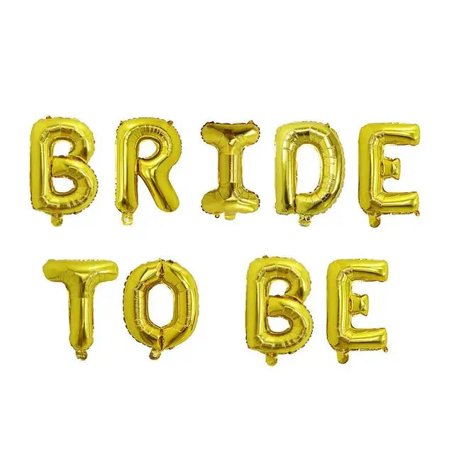 Rose Gold Bride To Be Letter Foil Balloon Wedding Bridal