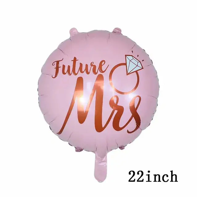 Rose Gold Bride To Be Letter Foil Balloon Wedding Bridal