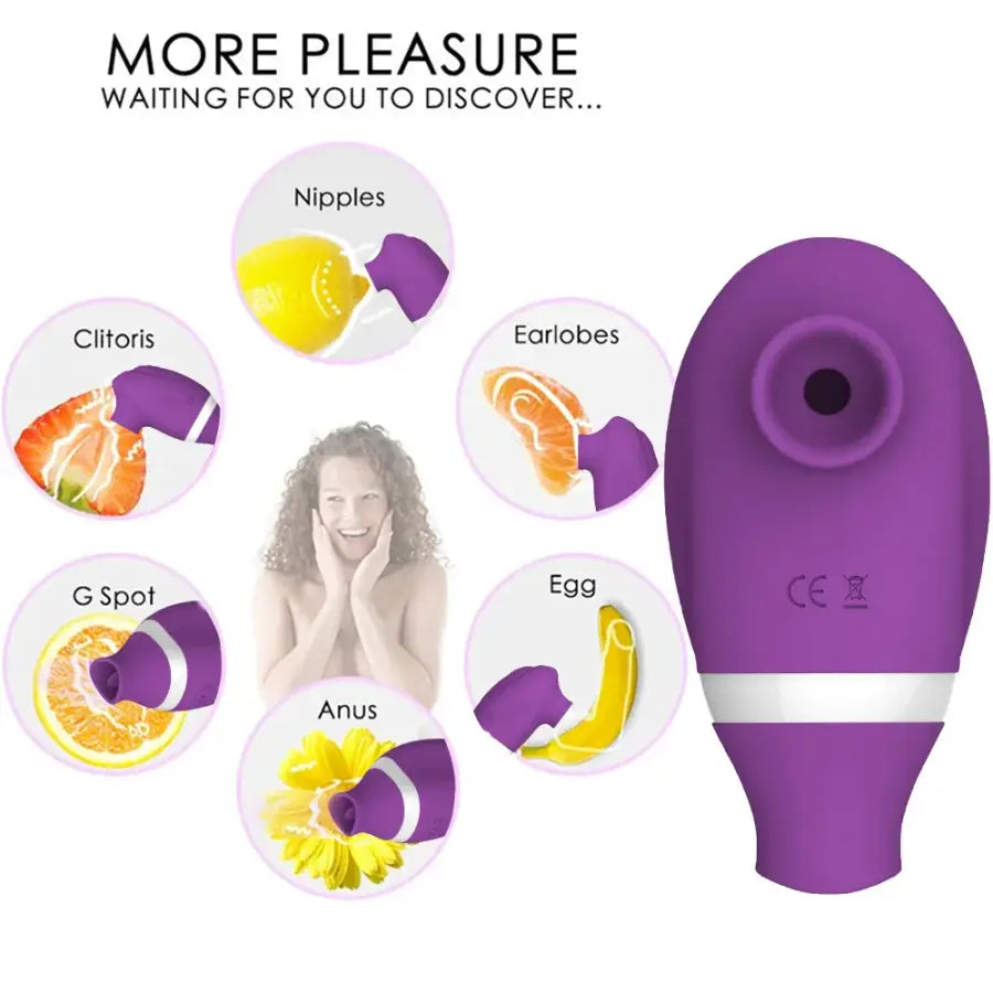 Vagina Sucking and Licking Vibrator for Women 7 Speeds