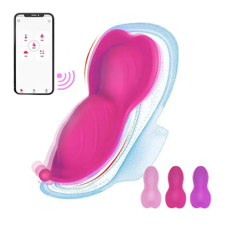 Wave Of Flowers Wireless Remote Control Vibrator with APP
