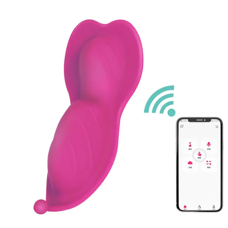 Wave Of Flowers Wireless Remote Control Vibrator with APP -