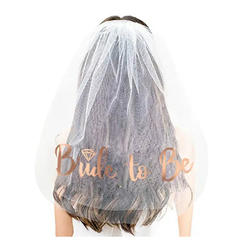 Wedding Decoration Bridal Shower Veil Team Bride