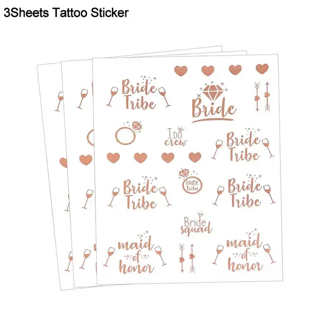 Wedding Decoration Bridal Shower Veil Team Bride