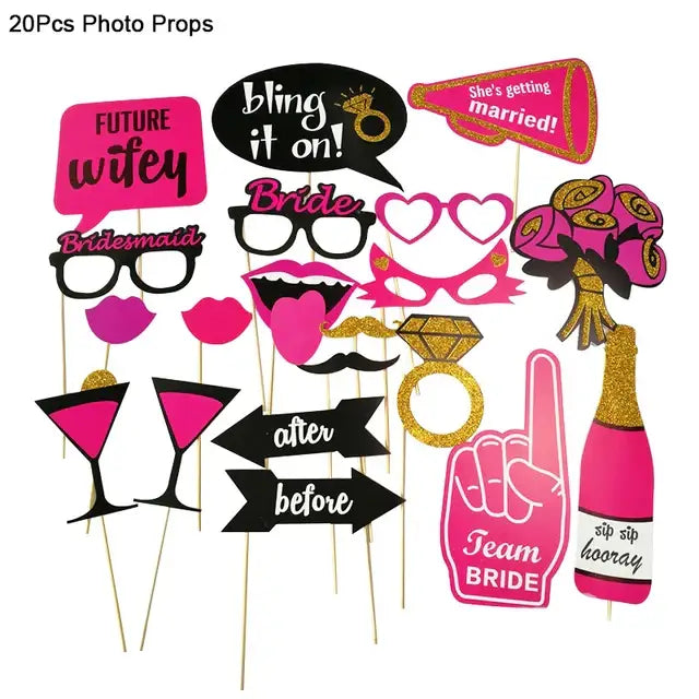 Wedding Decoration Bridal Shower Veil Team Bride
