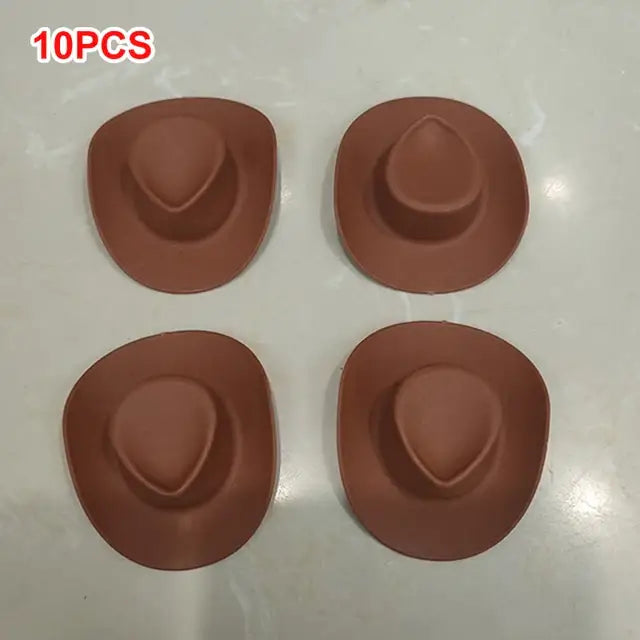 10Pcs Fashion Mini Cowboy Hats Bachelorette Party Favors