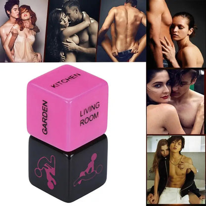 2Pcs Sexy Romance Couple’s Dice Fetish