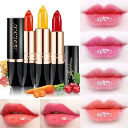 3pcs Temperature Color Change Lipstick |Lasting Moisturizing