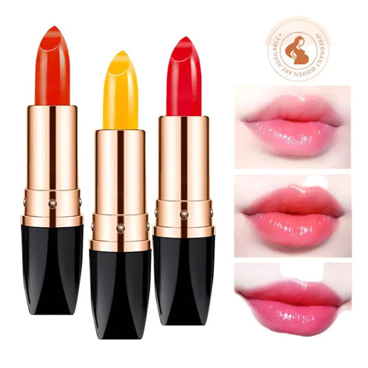 3pcs Temperature Color Change Lipstick |Lasting Moisturizing