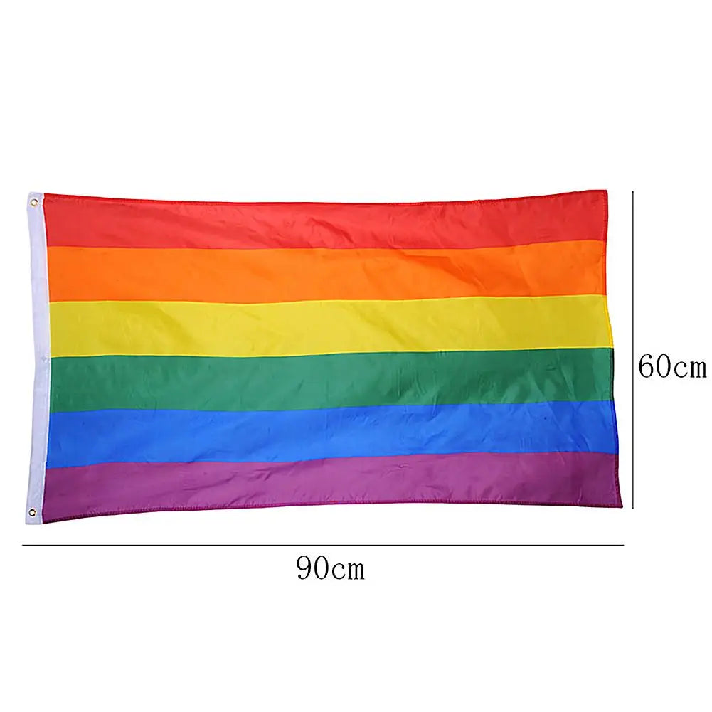 Rainbow Flag Polyester Rainbow Flag Large LGBT Pride Flag
