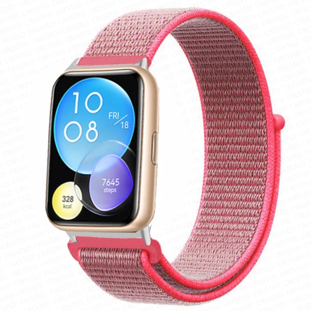 Nylon Loop Band For Huawei Watch Fit 2 Strap Smartwatch Accessories Replacement Wristband Correa Bracelet Huawei Watch fit2 New