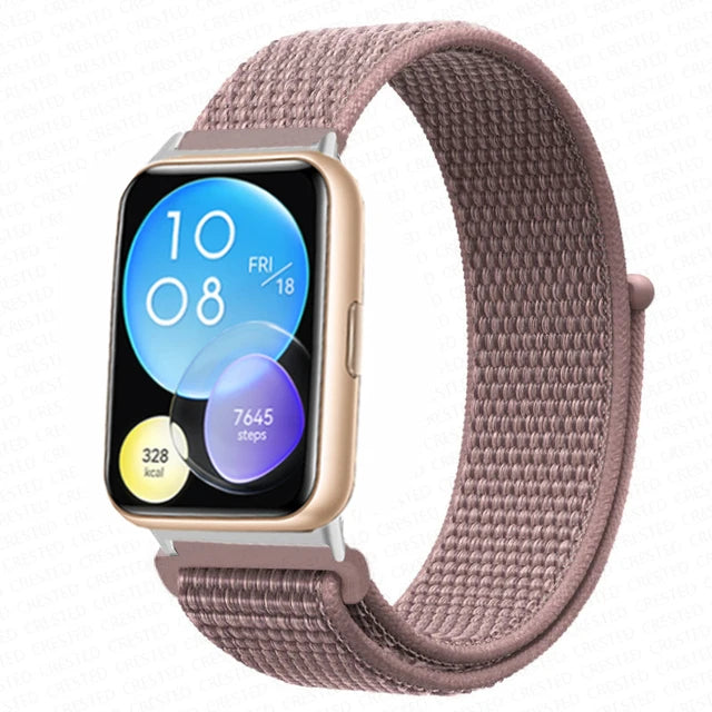 Nylon Loop Band For Huawei Watch Fit 2 Strap Smartwatch Accessories Replacement Wristband Correa Bracelet Huawei Watch fit2 New