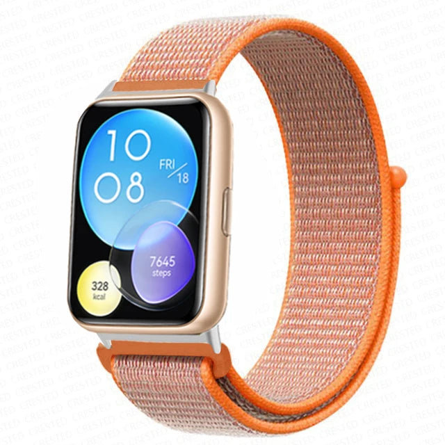 Nylon Loop Band For Huawei Watch Fit 2 Strap Smartwatch Accessories Replacement Wristband Correa Bracelet Huawei Watch fit2 New