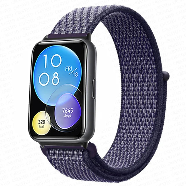 Nylon Loop Band For Huawei Watch Fit 2 Strap Smartwatch Accessories Replacement Wristband Correa Bracelet Huawei Watch fit2 New