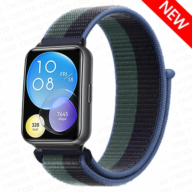 Nylon Loop Band For Huawei Watch Fit 2 Strap Smartwatch Accessories Replacement Wristband Correa Bracelet Huawei Watch fit2 New
