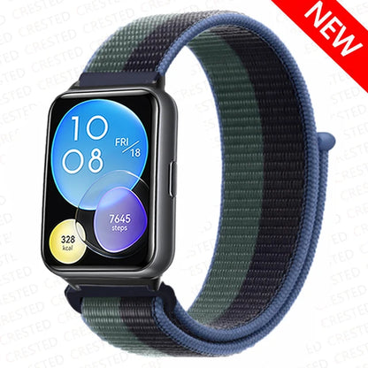 Nylon Loop Band For Huawei Watch Fit 2 Strap Smartwatch Accessories Replacement Wristband Correa Bracelet Huawei Watch fit2 New