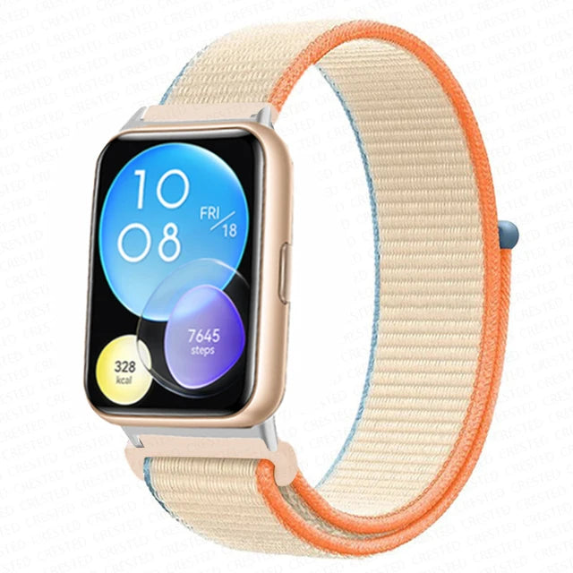 Nylon Loop Band For Huawei Watch Fit 2 Strap Smartwatch Accessories Replacement Wristband Correa Bracelet Huawei Watch fit2 New