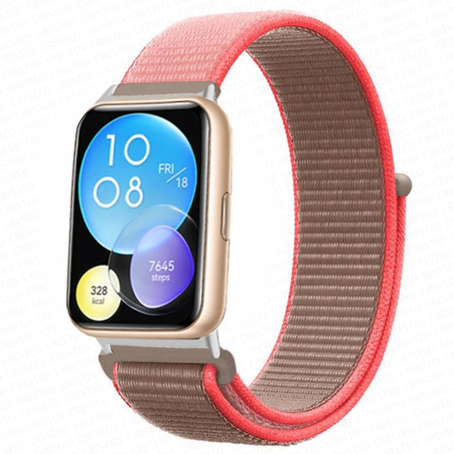 Nylon Loop Band For Huawei Watch Fit 2 Strap Smartwatch Accessories Replacement Wristband Correa Bracelet Huawei Watch fit2 New