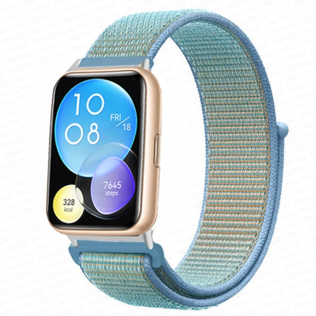 Nylon Loop Band For Huawei Watch Fit 2 Strap Smartwatch Accessories Replacement Wristband Correa Bracelet Huawei Watch fit2 New