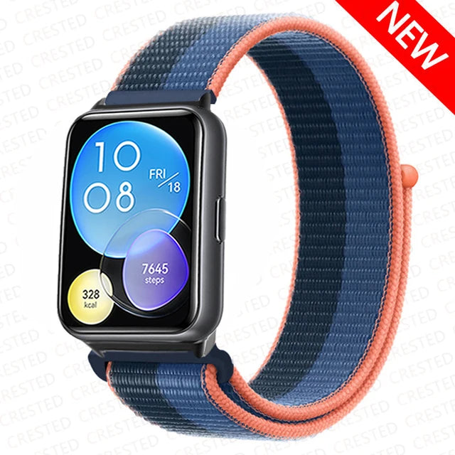 Nylon Loop Band For Huawei Watch Fit 2 Strap Smartwatch Accessories Replacement Wristband Correa Bracelet Huawei Watch fit2 New