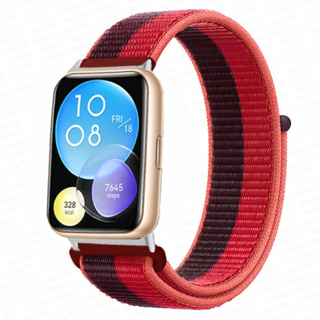 Nylon Loop Band For Huawei Watch Fit 2 Strap Smartwatch Accessories Replacement Wristband Correa Bracelet Huawei Watch fit2 New