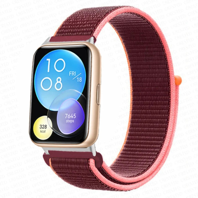 Nylon Loop Band For Huawei Watch Fit 2 Strap Smartwatch Accessories Replacement Wristband Correa Bracelet Huawei Watch fit2 New