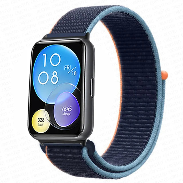 Nylon Loop Band For Huawei Watch Fit 2 Strap Smartwatch Accessories Replacement Wristband Correa Bracelet Huawei Watch fit2 New