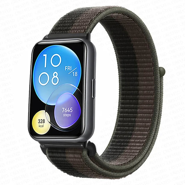 Nylon Loop Band For Huawei Watch Fit 2 Strap Smartwatch Accessories Replacement Wristband Correa Bracelet Huawei Watch fit2 New