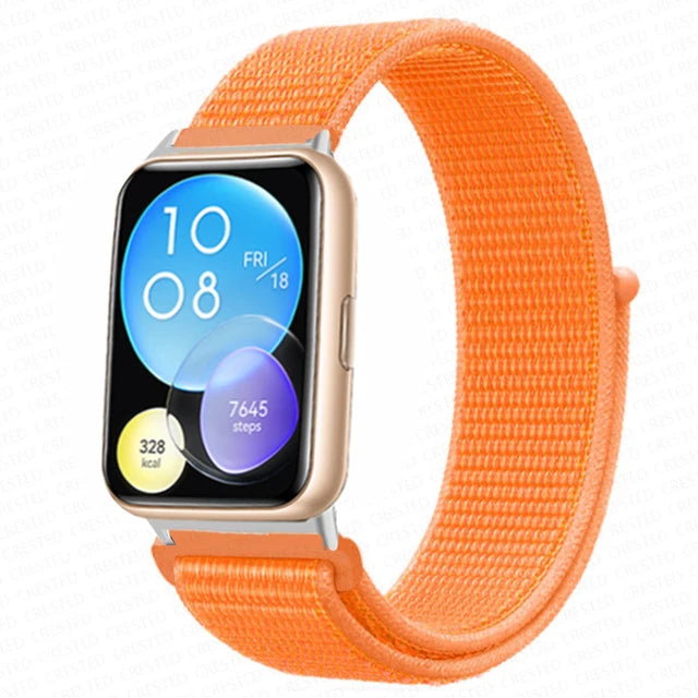 Nylon Loop Band For Huawei Watch Fit 2 Strap Smartwatch Accessories Replacement Wristband Correa Bracelet Huawei Watch fit2 New