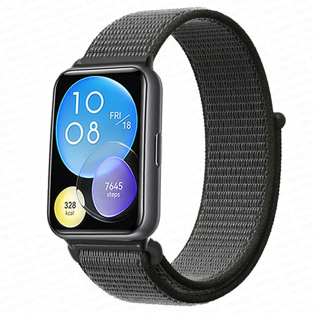 Nylon Loop Band For Huawei Watch Fit 2 Strap Smartwatch Accessories Replacement Wristband Correa Bracelet Huawei Watch fit2 New