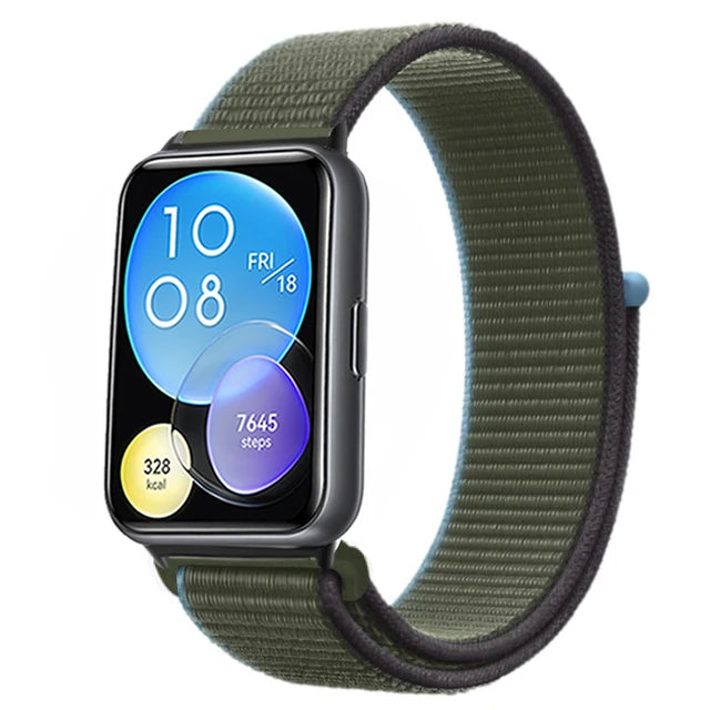 Nylon Loop Band For Huawei Watch Fit 2 Strap Smartwatch Accessories Replacement Wristband Correa Bracelet Huawei Watch fit2 New
