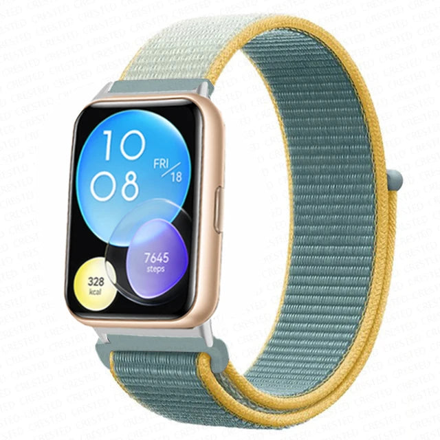 Nylon Loop Band For Huawei Watch Fit 2 Strap Smartwatch Accessories Replacement Wristband Correa Bracelet Huawei Watch fit2 New