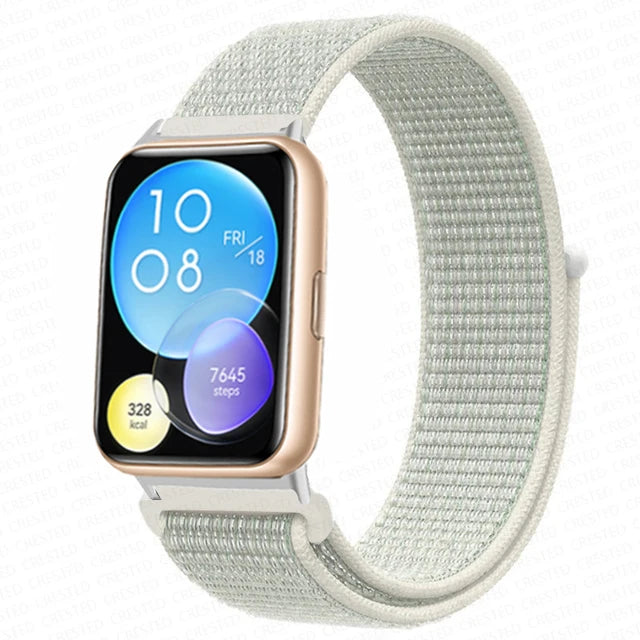 Nylon Loop Band For Huawei Watch Fit 2 Strap Smartwatch Accessories Replacement Wristband Correa Bracelet Huawei Watch fit2 New