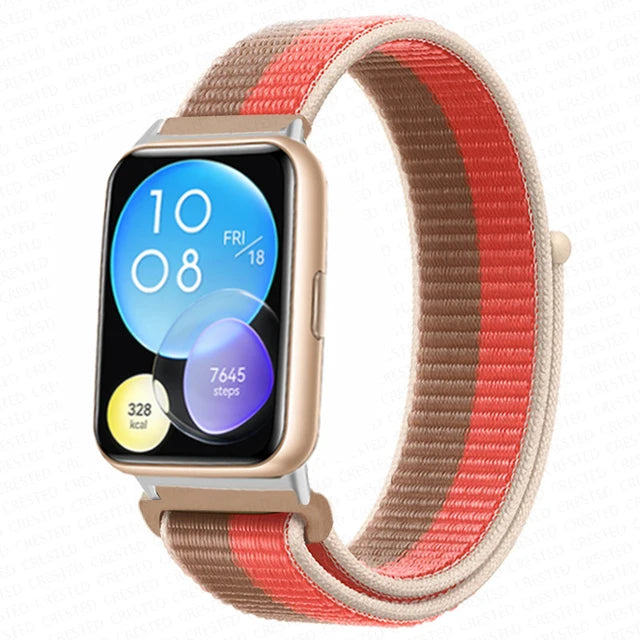Nylon Loop Band For Huawei Watch Fit 2 Strap Smartwatch Accessories Replacement Wristband Correa Bracelet Huawei Watch fit2 New