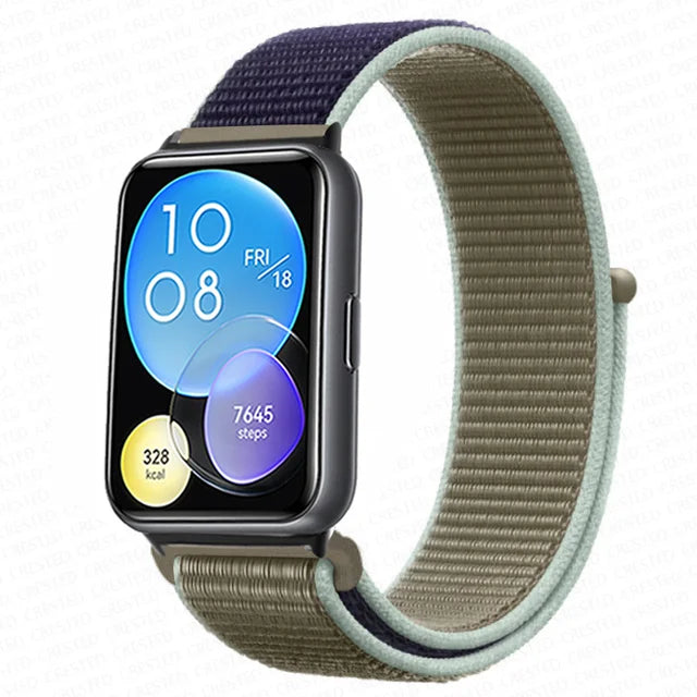 Nylon Loop Band For Huawei Watch Fit 2 Strap Smartwatch Accessories Replacement Wristband Correa Bracelet Huawei Watch fit2 New