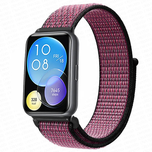 Nylon Loop Band For Huawei Watch Fit 2 Strap Smartwatch Accessories Replacement Wristband Correa Bracelet Huawei Watch fit2 New