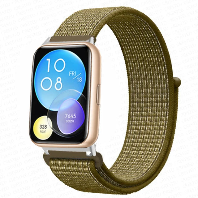 Nylon Loop Band For Huawei Watch Fit 2 Strap Smartwatch Accessories Replacement Wristband Correa Bracelet Huawei Watch fit2 New
