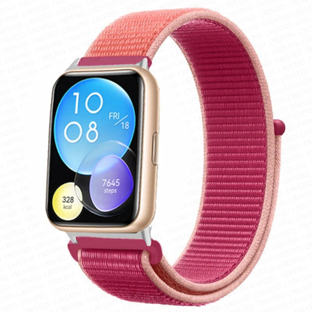 Nylon Loop Band For Huawei Watch Fit 2 Strap Smartwatch Accessories Replacement Wristband Correa Bracelet Huawei Watch fit2 New