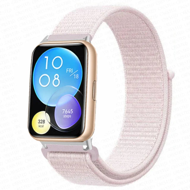 Nylon Loop Band For Huawei Watch Fit 2 Strap Smartwatch Accessories Replacement Wristband Correa Bracelet Huawei Watch fit2 New