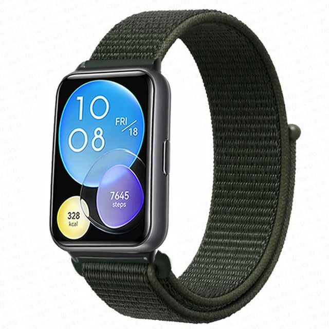 Nylon Loop Band For Huawei Watch Fit 2 Strap Smartwatch Accessories Replacement Wristband Correa Bracelet Huawei Watch fit2 New