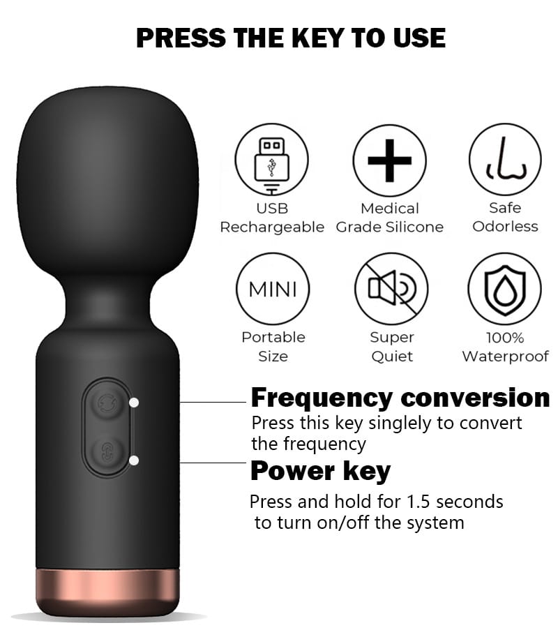 Mini starker AV-Vibrator weibliches Sexspielzeug