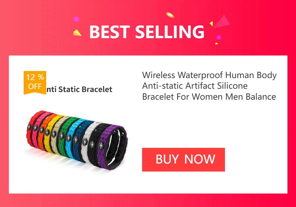 Black White Rainbow Rubber Wristband Silicone Bracelet