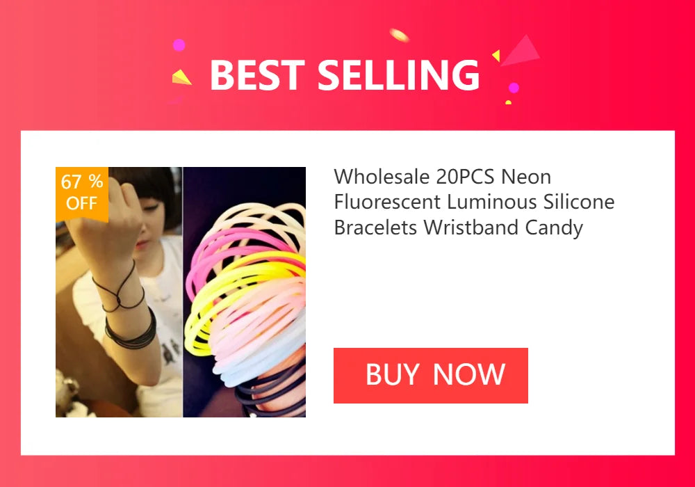 Black White Rainbow Rubber Wristband Silicone Bracelet