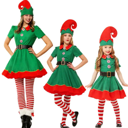 Adult Little Elf Cute Costume Christmas - 100CM / WOMAN