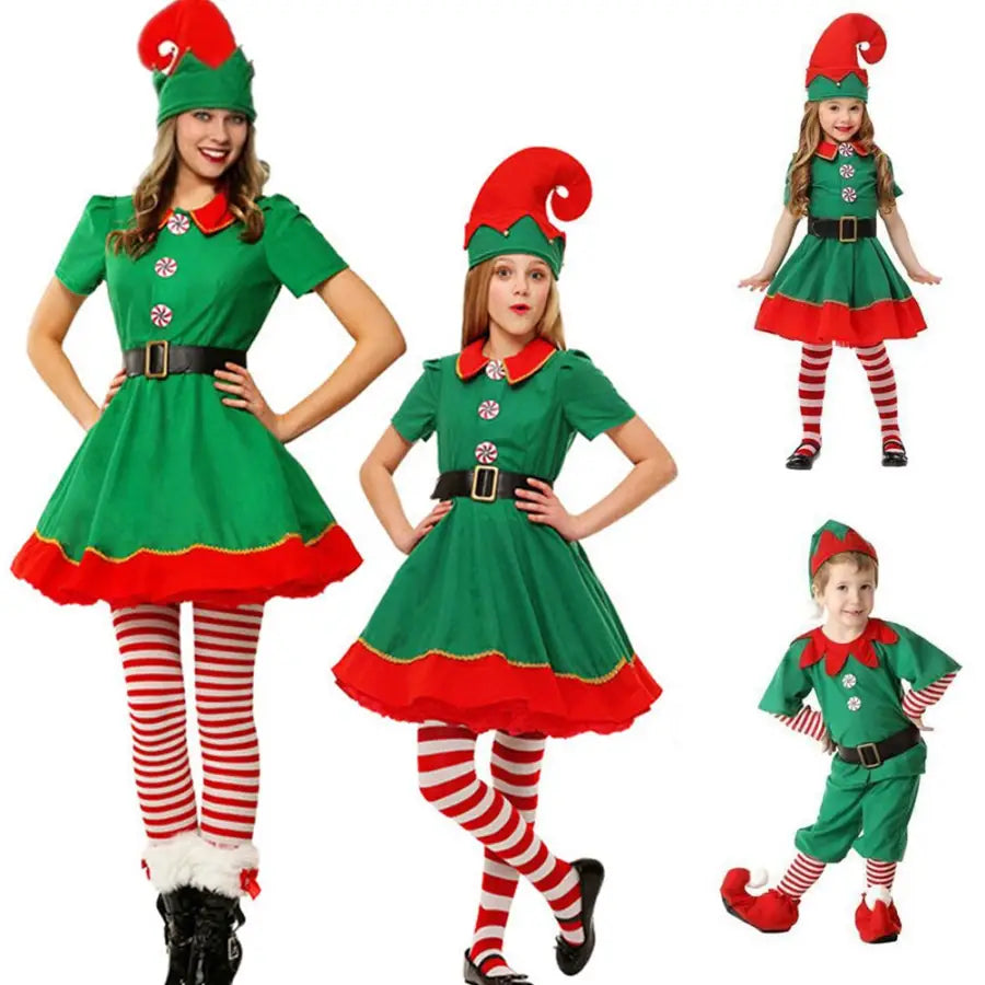 Adult Little Elf Cute Costume Christmas