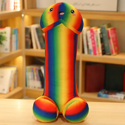 Big Size Rainbow Penis Plush | Soft Simulation| Plushie