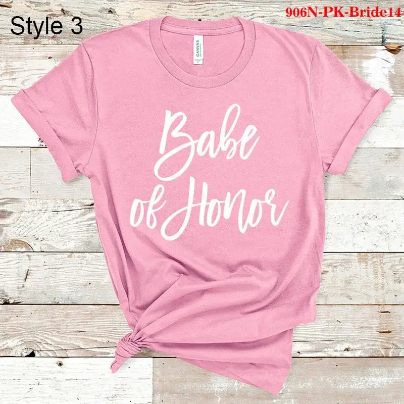 Bridal Bachelor Party T Shirts Baby of Honor Mother