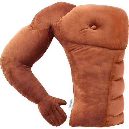 Crush Pillow - Brown / Left Arm
